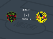 华雷斯U21 3-0美洲U21