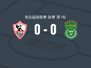 扎马雷克体育0-0亚历山大港联合，双方鏖战90分钟未分胜负