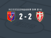 维拉斯尼亚2-2科尔察斯克得比鲁，巴拉日破僵，俾斯麦-查尔斯扳平