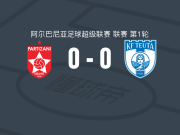 地拉那游击队0-0图达都拉斯，平分秋色