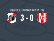 波托西国民3-0大胜独立石油，Schneider Peña梅开二度，Tommy Tobar破门