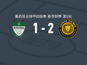 瓜达拉哈拉大学2-1杜兰戈，Luis Razo建功，塞尔希奥-埃尔南德斯破门