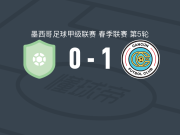 坎昆1-0皮拉塔斯，特雷霍制胜球