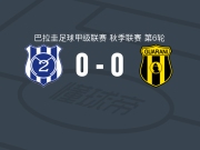 马约0-0瓜拉尼，秋色平分