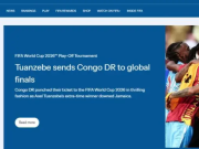  巴坎布的祖国，第一次以刚果的名义去参加世界杯比赛