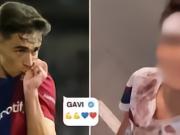 Gavi expressed his concern and left a message in support of the young Barcelona fan who was subjected to police brutality.