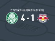 帕尔梅拉斯女足4-1大胜布拉甘蒂诺红牛女足