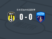 摩卡0-0萨尔塞多，双方握手言和遭多米联3连平