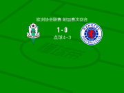 点球大战亚布洛内茨5-3格拉斯哥流浪者，蓬莱斯失点