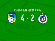 帕福斯4-2逆转迪纳摩城，安德森-席尔瓦破门，尼亚马雷乌替补1传1射