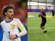 Griezmann's long pass in football drew jokes from fans: "Maybe he should try the NFL?"