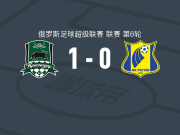 克拉斯诺达尔1-0罗斯托夫，尤巴尔一剑封喉