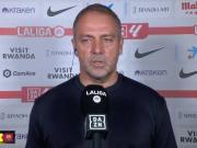 弗里克：奥尔莫今天踢9号位，他前两次踢这个位置时表现很好