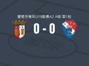 布拉加U19 0-0吉尔维森特U19，平分秋色