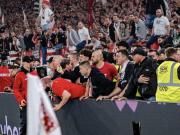 阿德耶米进球后做噤声手势挑衅球迷，昂达夫等人与其发生冲突