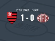 弗拉门戈女足1-0费罗维亚里亚女足，玛丽安娜-巴尔别里一击制胜