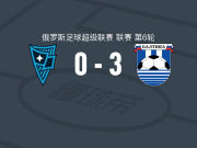 加里宁格勒波罗的海3-0大胜莫斯科罗迪纳，马克西姆-彼得罗夫替补1射1传，奥弗破门