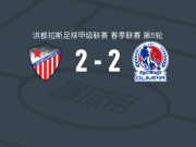 罗查星队2-2CD奥林匹亚，Maikel García先拔头筹，佩尼亚救主