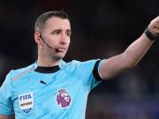 英超第32轮裁判：克里斯-卡瓦纳执法切尔西vs曼城