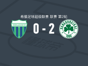 帕纳辛奈科斯2-0莱瓦贾科斯，德瑟斯破门