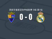 特鲁埃尔体育0-0皇家马德里卡斯蒂亚，双方互有攻守