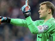 诺伊尔第69次出战欧冠淘汰赛，追平本泽马并列赛事历史第6位