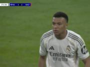 结束俱乐部球荒，姆巴佩时隔两个月再度为皇马进球