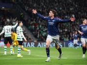 阿森纳本赛季替补球员参与38球，为五大联赛球队最多