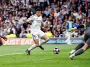 本赛季13场30球，皇马自17-18赛季以来首次欧冠单赛季进球30+