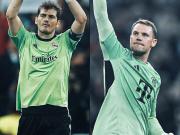 诺伊尔第136次代表拜仁欧冠出场，仅次于卡西利亚斯代表皇马