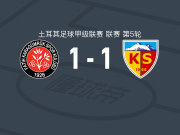 卡拉居姆吕克1-1开塞利体育，塞弗里打破僵局，达维德-布拉斯基救主