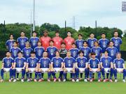 日本队拍摄全队大合影：板仓滉、堂安律位居前排C位