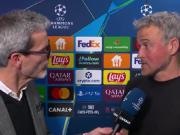 恩里克：我们踢得非常出色，本应打进更多进球，我觉得很可惜