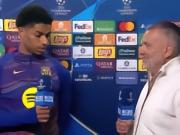 拉什福德：普维尔手球？这明显是一个点球，不明白为什么没判