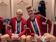 你也有小鸟依人的时候？哈兰德与瑟洛特的合照引发关注