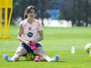 世体：邦马蒂今日参与巴萨女足合练，她已进入康复冲刺阶段