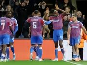 半场战报：水晶宫2-0佛罗伦萨，马特塔点射，米切尔破门