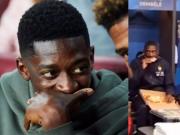 登贝莱：我在巴萨时赛后常吃汉堡披萨，这习惯现在还一直留着