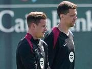 每体：巴萨计划继续留用什琴斯尼，他的未来取决于特尔施特根