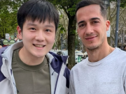 樊振东晒与巴斯克斯合照：很高兴看到你享受新生活