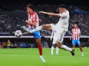 半场：皇马0-0赫罗纳，姆巴佩射门被解围，巴尔韦德劲射被扑