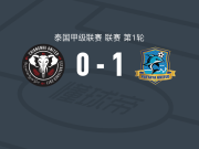 芭堤雅联1-0清迈联，楚拉帕打进全场唯一进球
