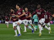 西汉姆联4-0狼队，马夫罗帕诺斯、卡斯特利亚诺斯双响