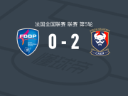 卡昂2-0布雷斯地区布尔格，库米斯蒂包办2球