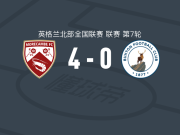 莫克姆4-0大胜布顿，马蒂-戴利梅开二度，巴克利-里基茨破门