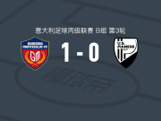 蒙特切利奥1937 1-0皮亚内塞，马斯特兰托尼奥助球队取胜
