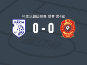德里塔0-0KF德雷尼卡，两队各拿一分