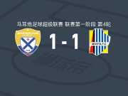 马尔萨什洛克1-1莫斯塔，Pedro Cacho首开记录，拉斯穆斯-林登救主