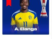 攻入扳平球，埃兰加当选瑞典1-1日本一役全场最佳球员