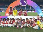 阿森纳U15夺得北京英超青年杯冠军，四战全胜零失球完美捧杯